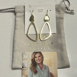 Kendra Scott Kira Gold Drop Earrings